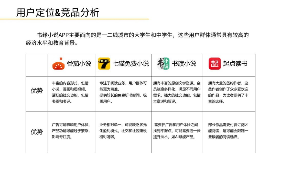 竞品与行业研究 项目画面